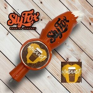 Sly Fox Brewing Company Tap Handle Mudlust Coffee Porter Breweriana